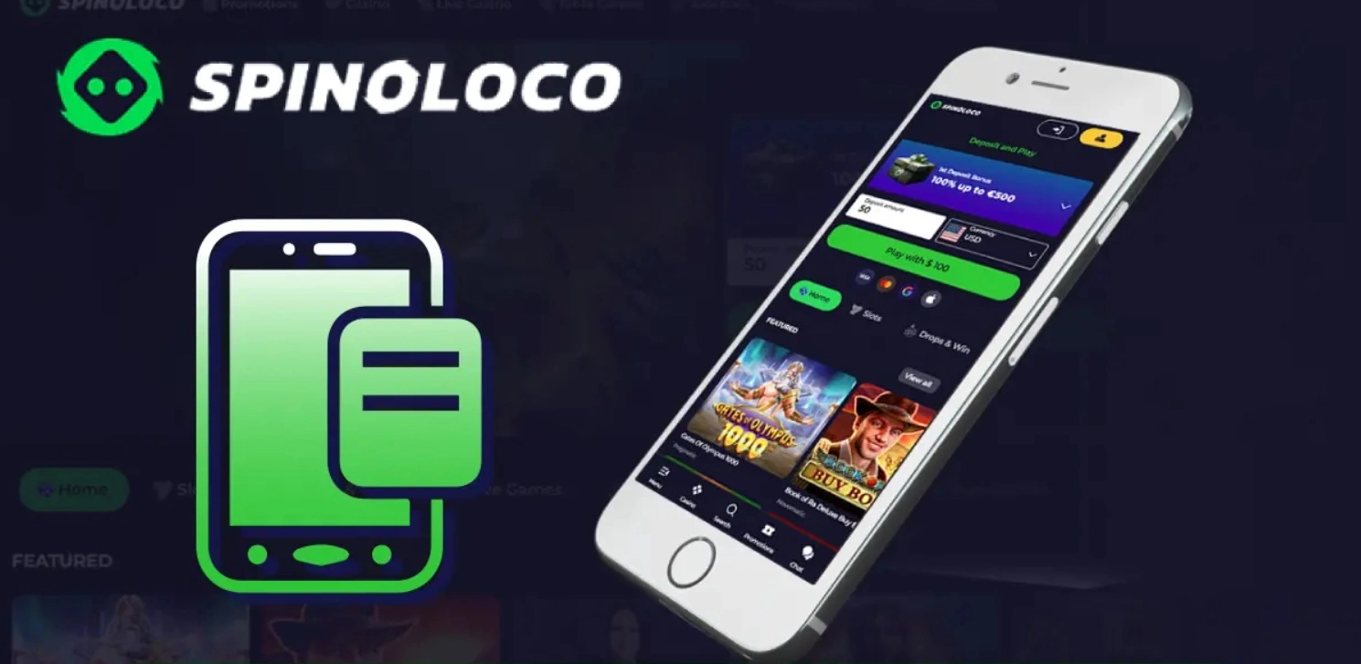 SpinoLoco Casino App-Screenshot
